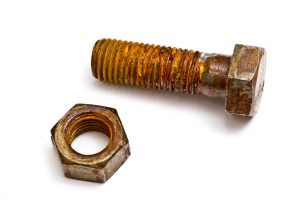 remove a stuck rusty fastener