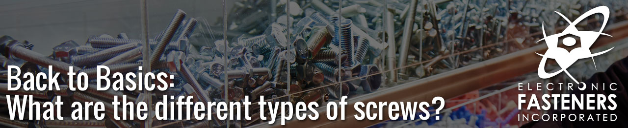 Back to Basics: What are the different types of screws?