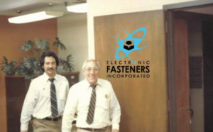 image of two men in electronic fasteners office