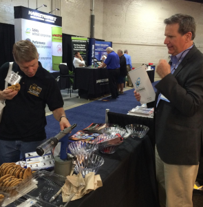image of booth at trade show